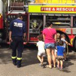 Fire Truck with Families