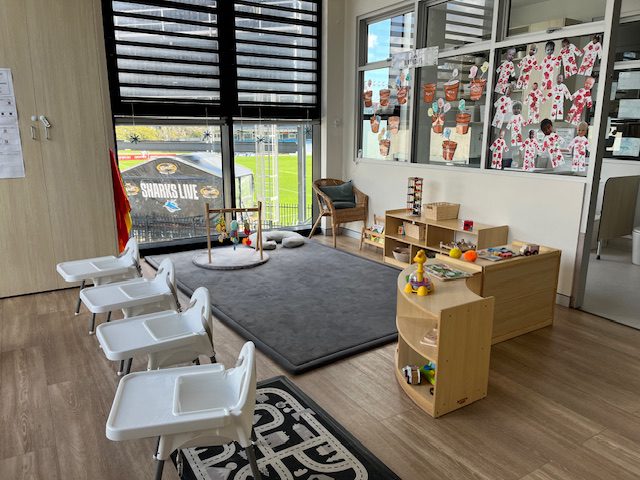 Learn and Laugh Early learning centre Woolooware Nursery room