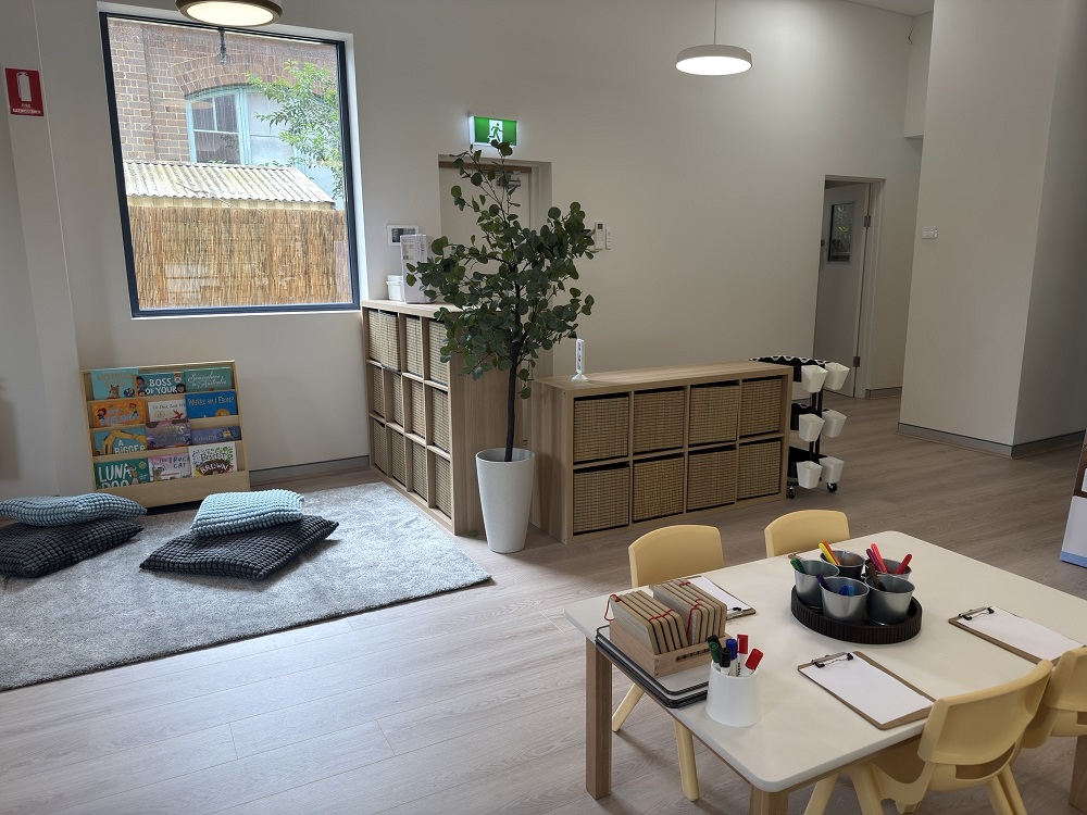 Junior room at Learn and Laugh Early Learning centre Beecroft