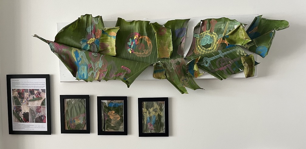 Art gallery wall at Learn & Laugh Children's centre