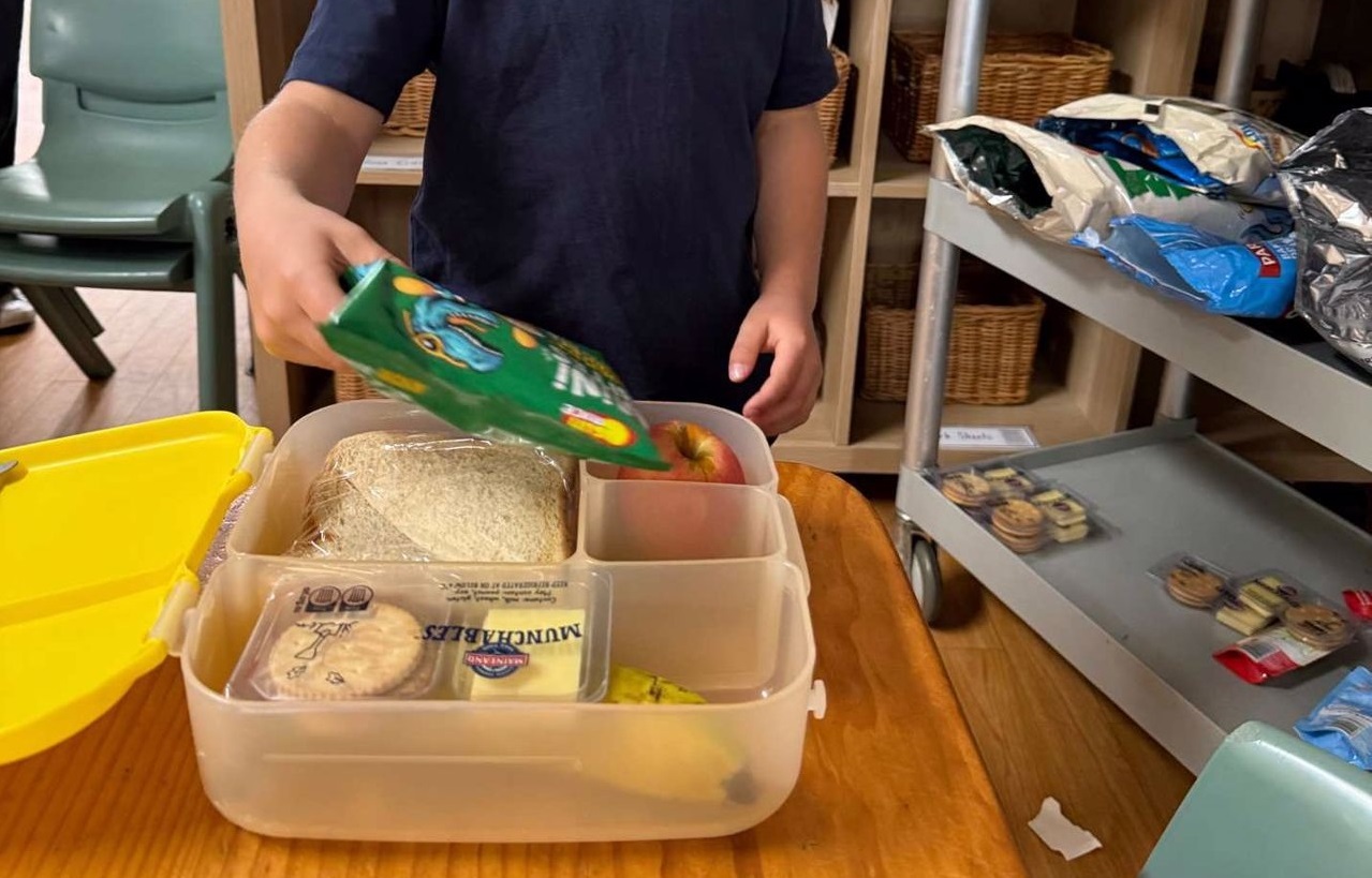 Lunch box practice in Learn and Laugh Childcare
