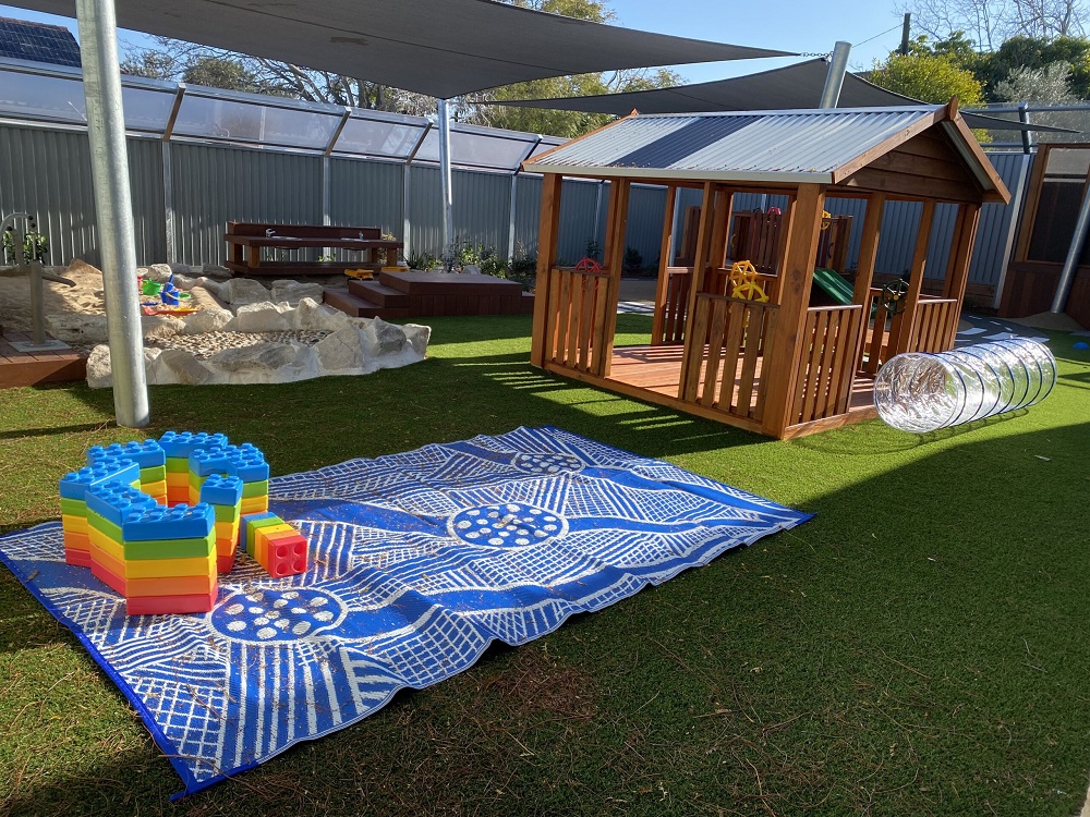 Safe outdoor space at Learn and Laugh Childcare centre in Marrickville