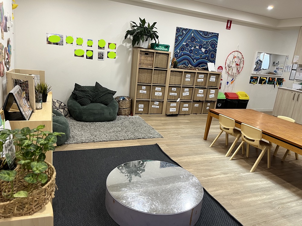 Senior room Learning area at Learn and Laugh Child care centre in Marrickville
